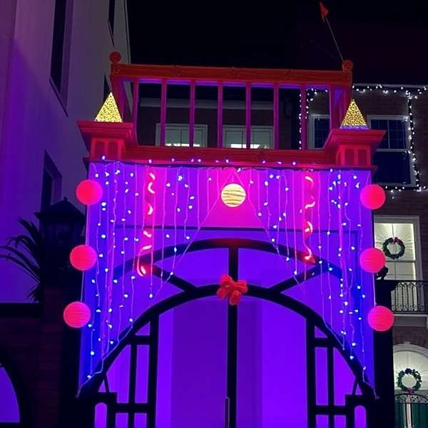 Diwali lights and decorations